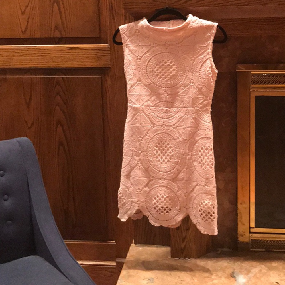 Blush Mini formal dress